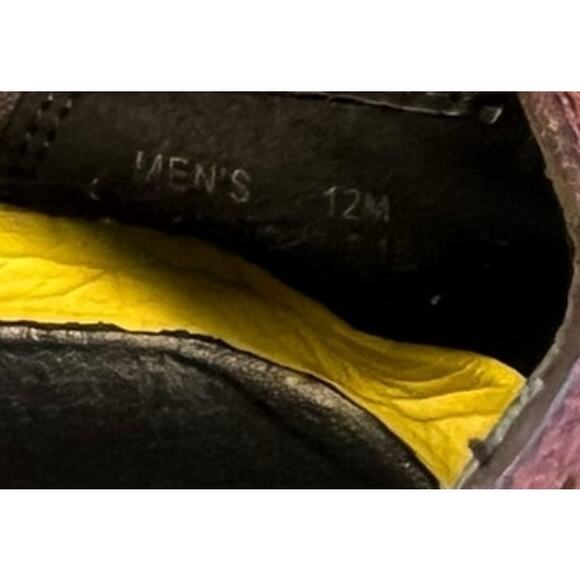 Mens Cole Haan ZERØGRAND Wingtip Oxford Pebbled Leather Size 12 Brown Black - Picture 6 of 6